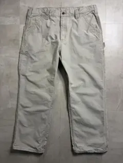 carhartt ベージュ ワークパンツ 4ポケット