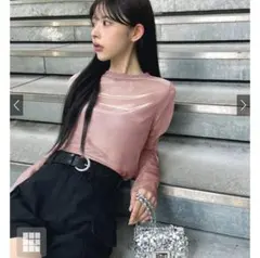 訳ありグレイル　GRL シアーラメトップス[ask77]No.18