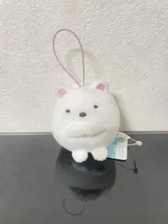 すみっコぐらし　しろくま　ゴム紐付きマスコット　①