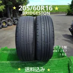 205/60R16夏タイヤ2023製 BRIDGESTON cnk1267のサムネイル