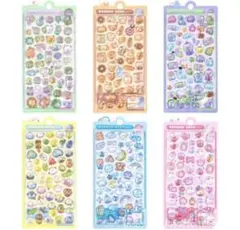 大人気商品 ボンボンドロップシール ぷっくりシール 6枚 かわいい ゆめかわ