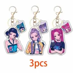 デーモンハンターズ　ハントリックス　キーホルダー3点セット