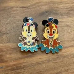 【激レア！】チップ デール ピンバッジ セット ディズニー お得なまとめ売り！ 最終値下げ】【ディズニー】チップとデール ピンバッジ