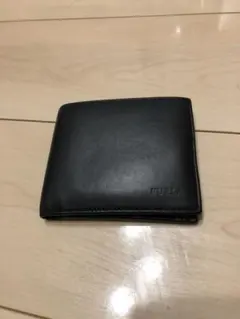 FURLA メンズ　二つ折り財布　黒