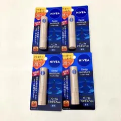 4個セット ニベア ディープモイスチャーリップ バニラ&マカダミアの香りのサムネイル
