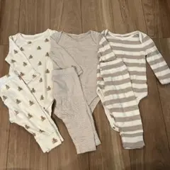 baby Gap ロンパースセットアップ3組