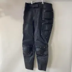 JAPAN SPEED サイズMレザーライディングパンツ メンズ 黒 - メルカリ