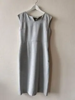 ユナイテッドアローズ closet storyひざ丈ワンピース グレーのサムネイル