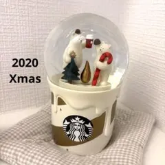 Starbucks ベアリスタ スノードーム キャンドル　クリスマス　2020のサムネイル