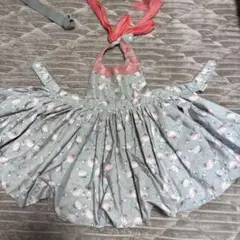 MAMAMARE フラミンゴ柄エプロン