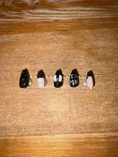 ハンドメイド ネイルチップ 5個セット