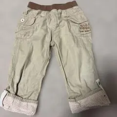 ミキハウス ベージュ ロングパンツ 100cm