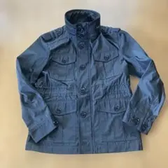 BURBERRY BLACK LABEL ブラックミリタリージャケット L