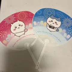 ちいかわ　くら寿司コラボうちわ　2本セット