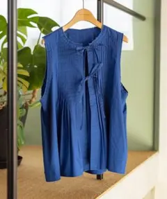 FREAK'S STORE［フリークスストア］ピンタックベスト　ベスト　ジレ