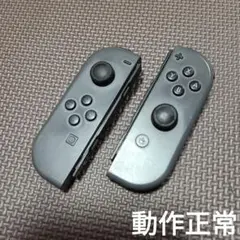 Nintendo Switch　ジョイコン　グレー左右