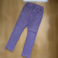 紫色ストレッチフィットパンツ