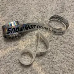 【美品】SnowMan LIVE TOUR 2025-2026 銀テープ 音符