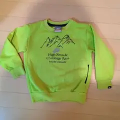 NIKE 蛍光グリーン トレーナー 110サイズ