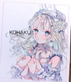 【原画】小色紙『待たせないで…』