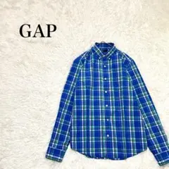 ギャップ 長袖シャツ チェック柄 ボタンダウン コットン　S