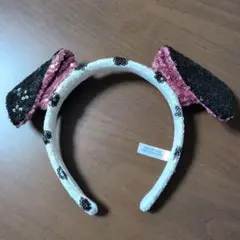 DisneyRESORT犬耳デザイン スパンコールカチューシャ