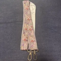 インド刺繍リボンスマホショルダー