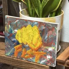 自作絵画　FIST 拳
