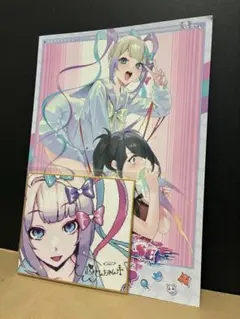 NEEDY GIRL OVERDOSE 初回限定特典 ファンアートブック　色紙