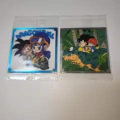 ドラゴンボール ドラゴン×デフォルメシール 2장 세트