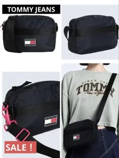 【新品】TOMMY JEANS ショルダーバッグ ブラックのサムネイル