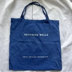 DEUTSCHE WELLE トートバッグ ネイビーブルーのサムネイル