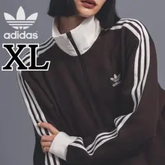 新品 adidas ワッフル トラックトップ ダークブラウン XL