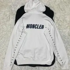 21AW MONCLER フラグメント 刺繍ロゴ スウェット パーカー　M 星