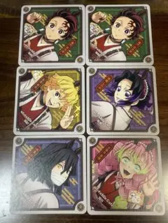 鬼滅の刃 午年 2026 コースター 6枚セット