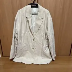 H&M テーラードジャケット ベージュ Mのサムネイル