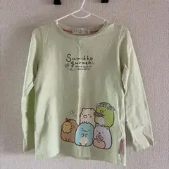 すみっコぐらし Tシャツ 120cm ライトグリーン