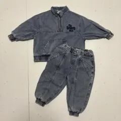 RRmomento デニムセットアップ 90cm しまむら