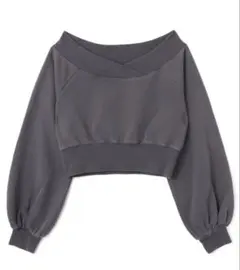 atmos pink Off-shoulder オフショルダー スウェット