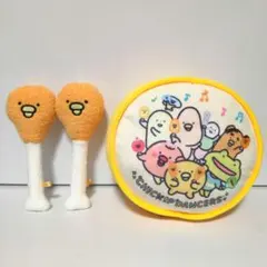 MO04001 チキップダンサーズ ほねチキンとあそぼ たいこぬいぐるみ バチ付