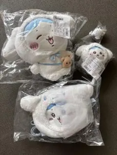 ちいかわ　サンリオ　コラボ　ハチワレ×シナモロール　4点セット