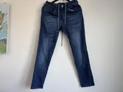 バックナンバー　ダークブルー スリムフィットデニム