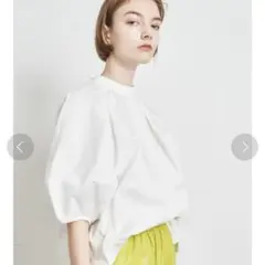 美品✨エレンディーク　2WAYシャツブルゾン　白　ブラウスのサムネイル