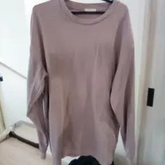 薄い紫 Sサイズ 長袖Tシャツ　GU