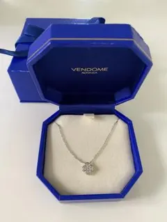 ヴァンドーム　プラチナ　ダイヤ　ネックレス　0.28ct