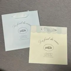 ジェラートピケ gelato pique 紙袋 ショッパー 2枚セット
