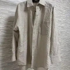 ZARA ベージュ チェック柄 長袖シャツ XS
