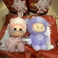 popmart 馬力全開 LABUBU crybaby 2体セット