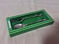 ディズニーランド ミッキーのフォーク ミニーのスプーン レトロ