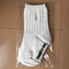 COMME CA ISM ホワイト キッズ靴下 13〜15cm
